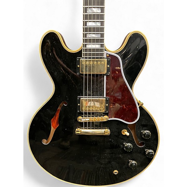 Used Gibson 1959 Reissue ES335TD Black Hollow Body Electric Guitar