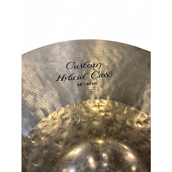 Used Zildjian 16in K Custom Hybrid Crash Cymbal