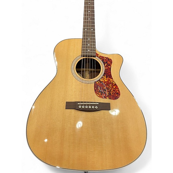 Used Guild OM150CE Natural Acoustic Electric Guitar