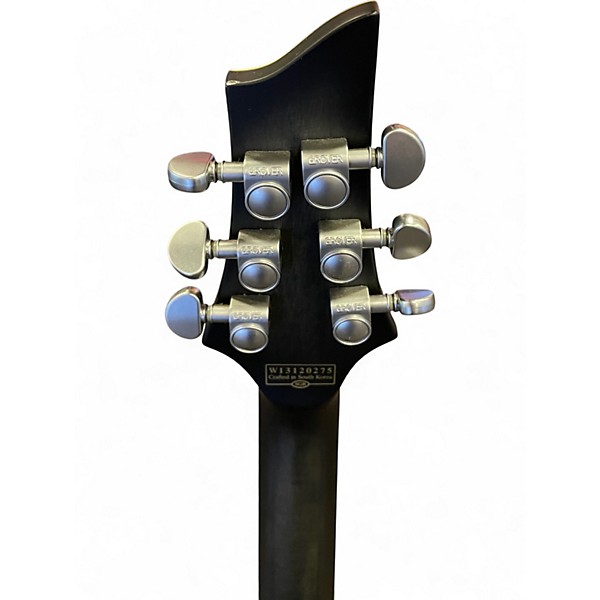 Used Schecter Guitar Research C1 Platinum Translucent Black Solid Body Electric Guitar