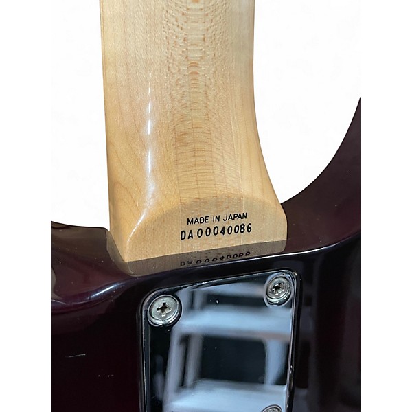 Vintage 2000s Ampeg AMG1 Crimson Red Trans Solid Body Electric Guitar