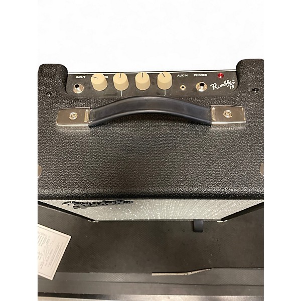 Used Fender Rumble 15 15W 1X8 Bass Combo Amp