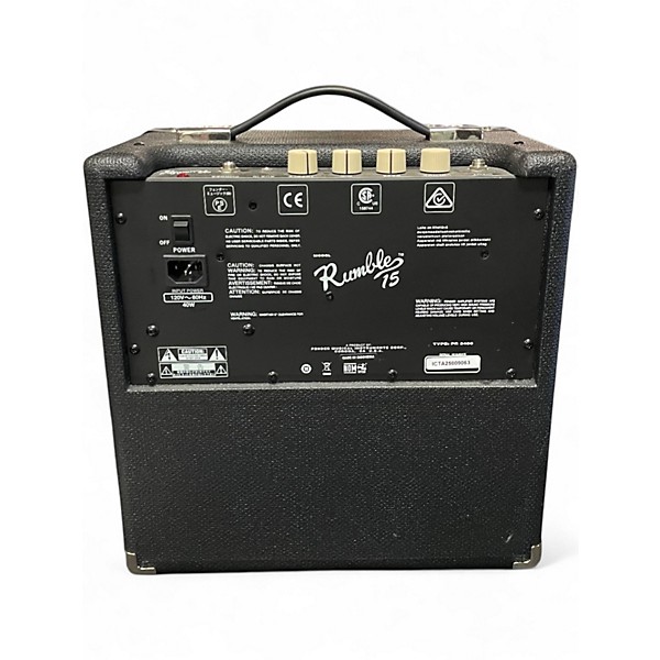 Used Fender Rumble 15 15W 1X8 Bass Combo Amp