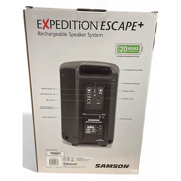 Used Samson Expedition Escape Plus Powered Speaker