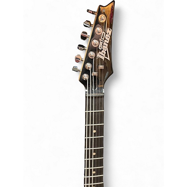 Used Ibanez GRX70QA Trans Blue Solid Body Electric Guitar