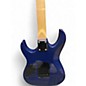 Used Ibanez GRX70QA Trans Blue Solid Body Electric Guitar