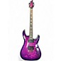 Used Schecter Guitar Research Omen Extreme 6 Purple Solid Body Electric Guitar thumbnail