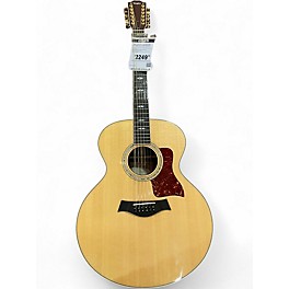 Used Taylor 855CE Natural 12 String Acoustic Guitar