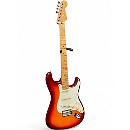 Used Fender Player II Stratocaster Chambered Ash Aged Cherry Burst Solid Body Electric Guitar