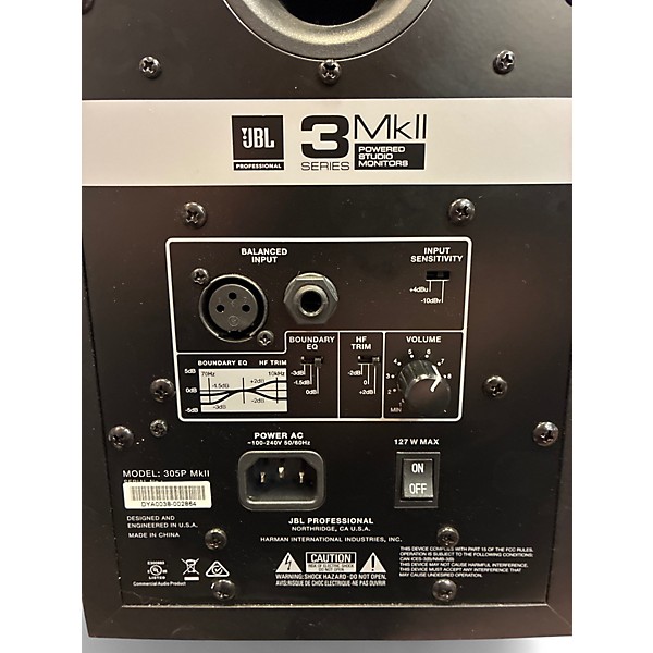 Used JBL 305P MkII Powered Monitor
