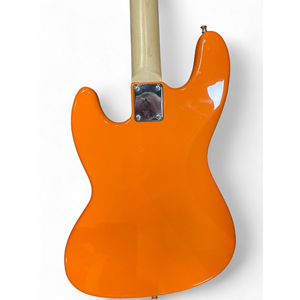 Used Indy Custom j style bass froyo orange Electric Bass Guitar