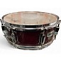 Used Mapex 14in Maple Birch Snare red Drum