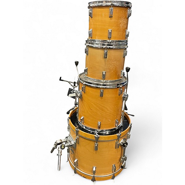 Used Pearl 4 Piece PROFESSIONAL DLX Natural Drum Kit