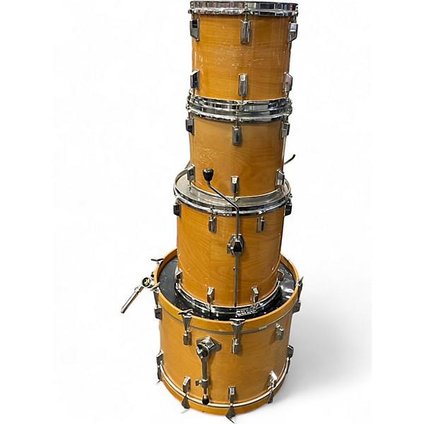 Used Pearl 4 Piece PROFESSIONAL DLX Natural Drum Kit