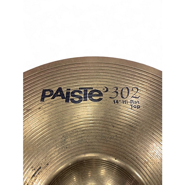 Used Paiste 14in 302 Hi Hat Pair Cymbal