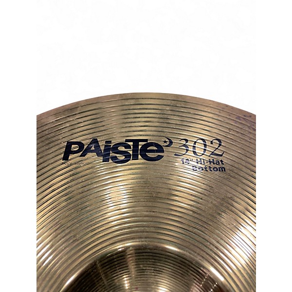 Used Paiste 14in 302 Hi Hat Pair Cymbal