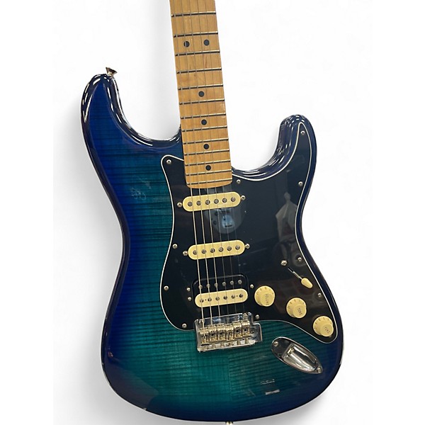 Used Fender Player Stratocaster Blue Burst Solid Body Electric Guitar