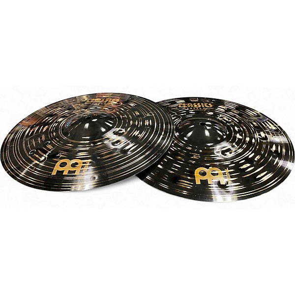 Used MEINL 14in Classic Custom Dark Hi-Hat Cymbal