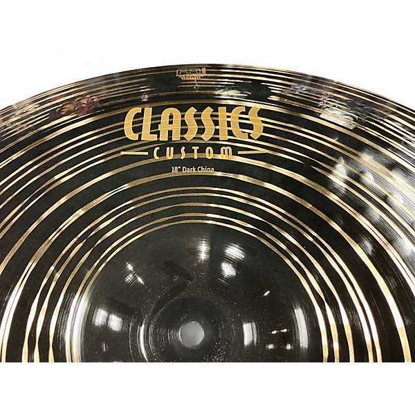 Used MEINL 18in Classic Custom Dark China Cymbal