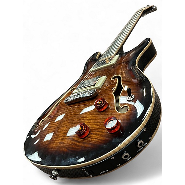 Used PRS SE Hollowbody II Piezo Gold Burst Hollow Body Electric Guitar