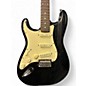 Used Squier Standard Stratocaster Left Handed Black Electric Guitar