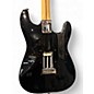 Used Squier Standard Stratocaster Left Handed Black Electric Guitar