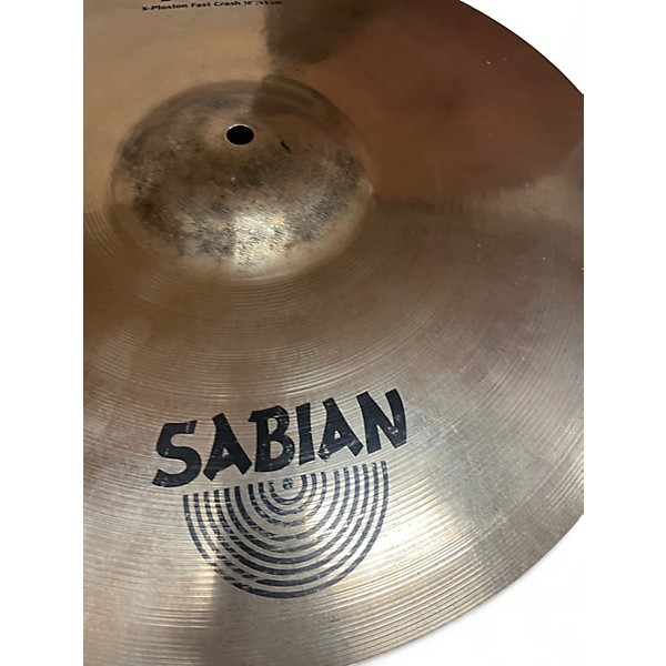 Used SABIAN 18in xsr fast crash 18" Cymbal