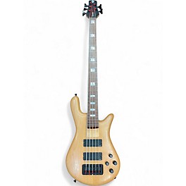 Used Spector Rebop 5 DLX Natural Electric Bass Guitar
