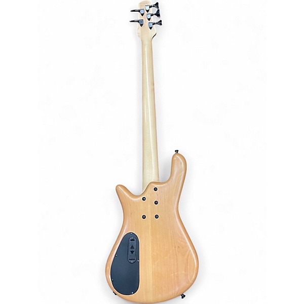 Used Spector Rebop 5 DLX Natural Electric Bass Guitar