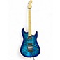 Used Charvel Pro-Mod San Dimas Style 1 HH FR M QM Chlorine Burst Solid Body Electric Guitar thumbnail