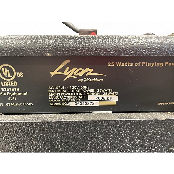 Used 2006 Lyon By Washburn LA25DSP Guitar Combo Amp