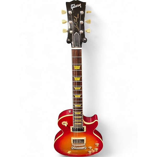 Used Gibson 2001 Les Paul Classic Cherry Sunburst Solid Body Electric Guitar