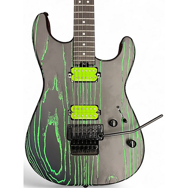 Used Charvel San Dimas Style 1 HH green glow Solid Body Electric Guitar