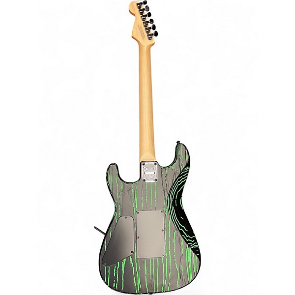 Used Charvel San Dimas Style 1 HH green glow Solid Body Electric Guitar