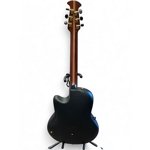 Used Ovation 1984 COLLECTORS TRANSPARENT BLACK Acoustic Electric Guitar