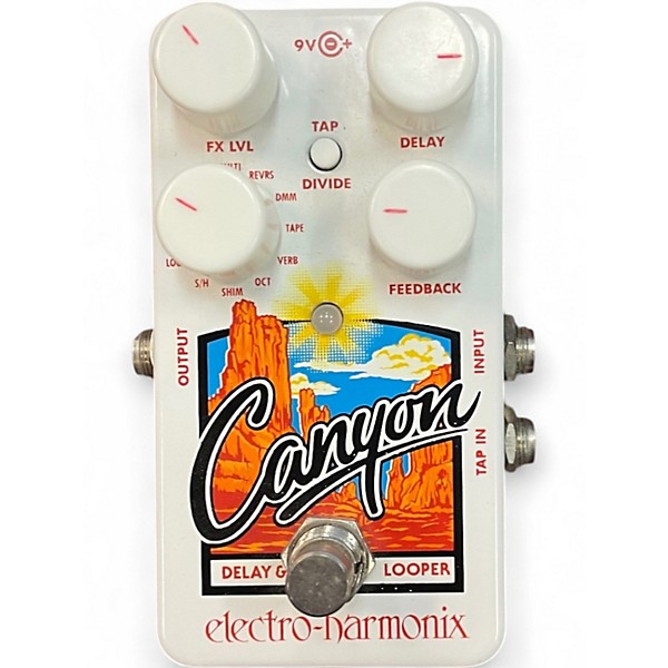 Used Electro-Harmonix Canyon Delay and Looper Effect Pedal