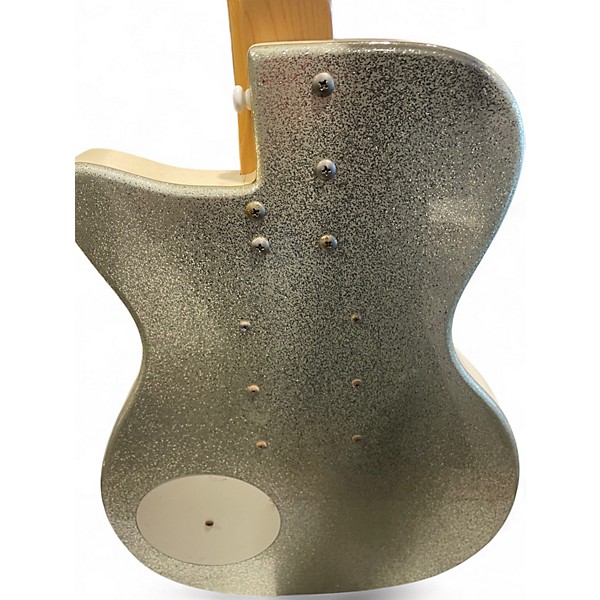 Used 1990s Danelectro U3 Silver Solid Body Electric Guitar