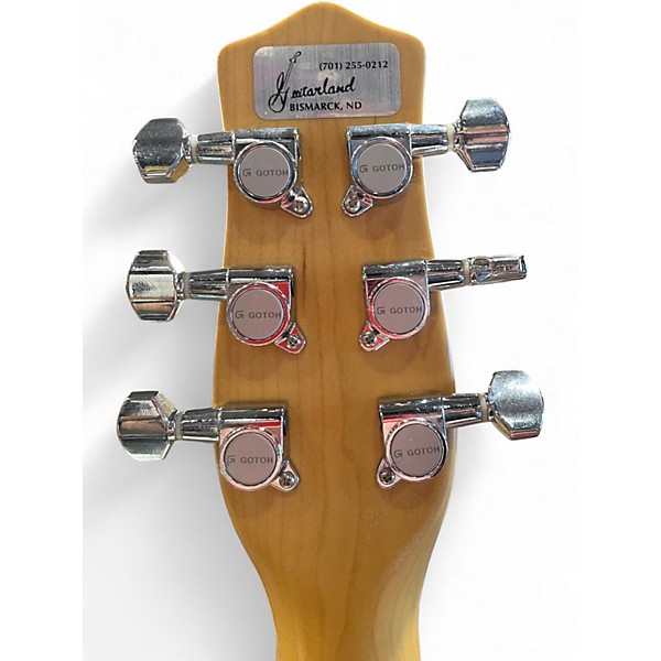 Used 1990s Danelectro U3 Silver Solid Body Electric Guitar