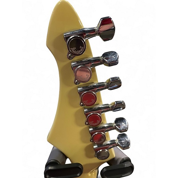 Used 1980s Aria PRO II RS KNIGHT WARRIOR Cream Solid Body Electric Guitar