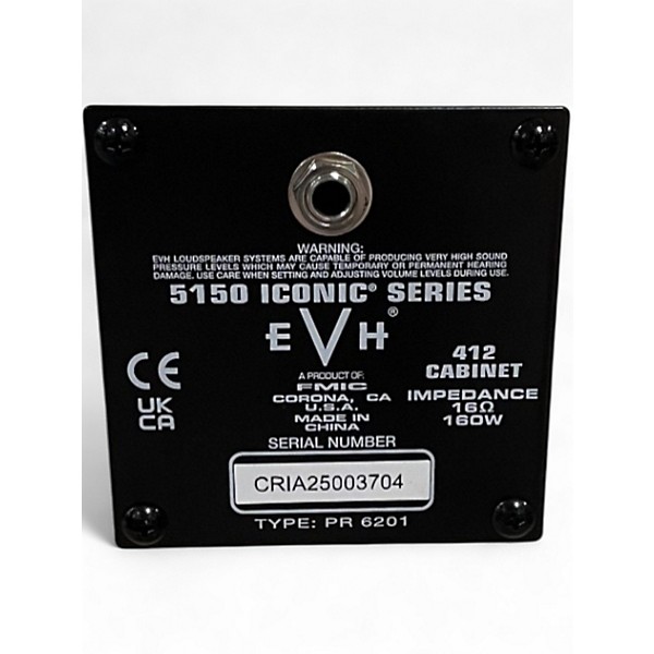 Used EVH 5150 Iconic Series 412 Cabinet Guitar Cabinet