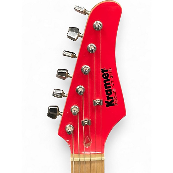 Used Kramer Focus VT 211S Red Solid Body Electric Guitar