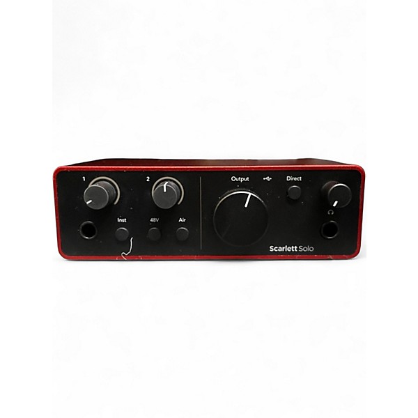Used Focusrite Scarlett Solo Gen 4 Audio Interface