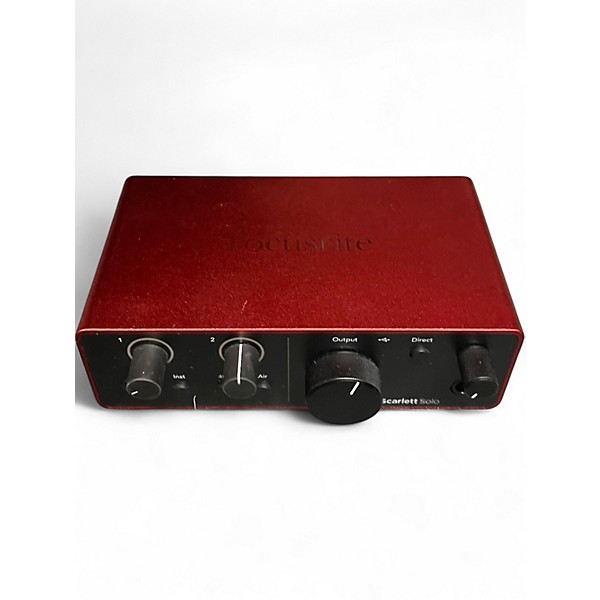 Used Focusrite Scarlett Solo Gen 4 Audio Interface