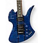 Used B.C. Rich Mockingbird ST transparent blue Solid Body Electric Guitar