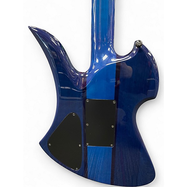 Used B.C. Rich Mockingbird ST transparent blue Solid Body Electric Guitar