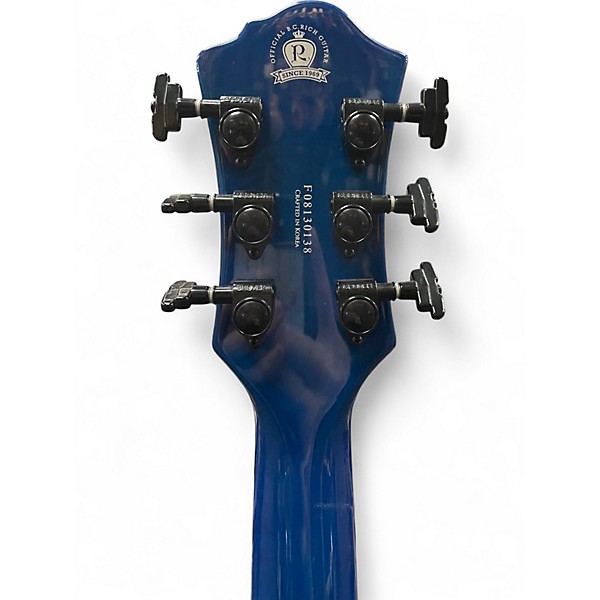 Used B.C. Rich Mockingbird ST transparent blue Solid Body Electric Guitar