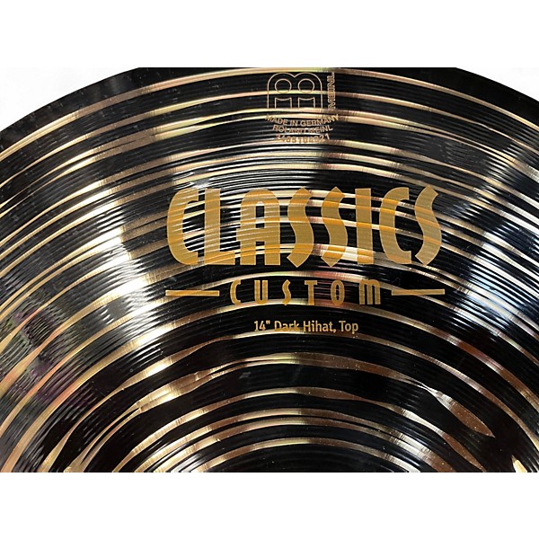 Used MEINL 14in Classics Custom Dark Hihat Cymbal