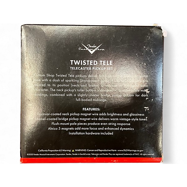 Used Fender Twisted Tele Pickup Set Single Coil Guitar Pickup