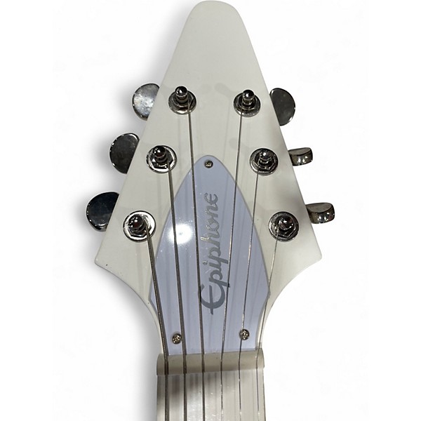 Used Epiphone BRENDON SMALL V White Solid Body Electric Guitar