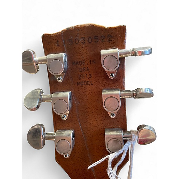 Used 2013 Gibson DAX & CO "GREENY" AMBER NITRO Solid Body Electric Guitar